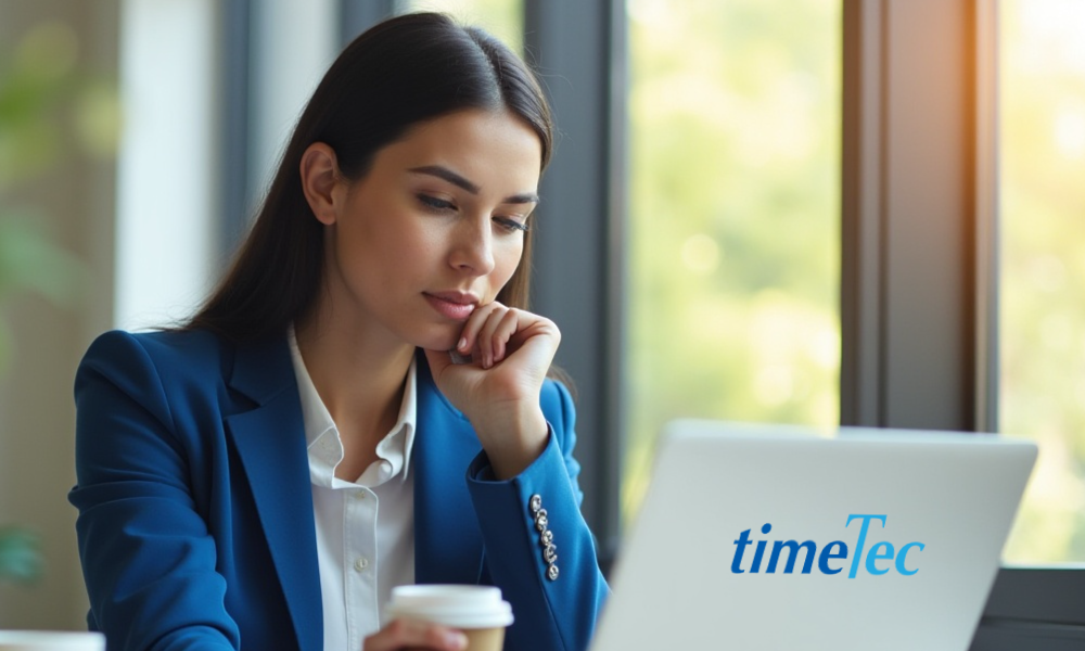 HR leader evaluating talent retention strategies at her desk