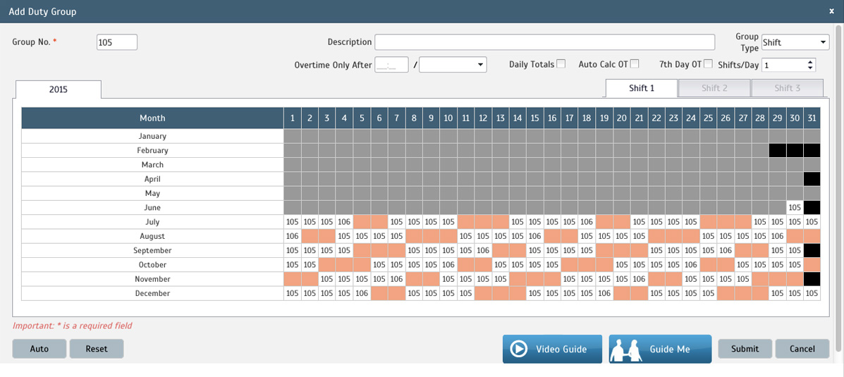 549 Compressed Work Schedule