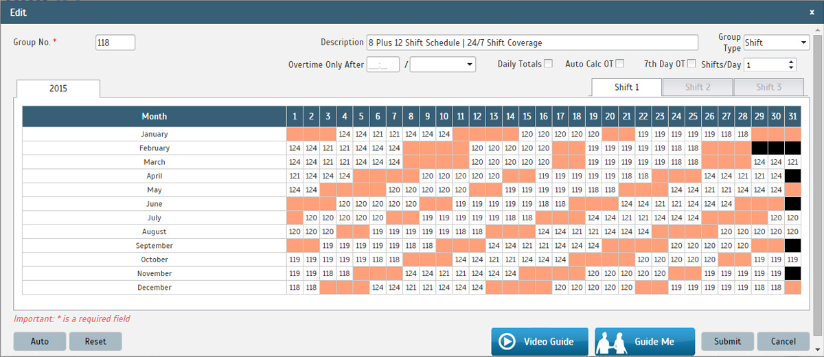 12 Hour Shift Schedules For 7 Days A Week Template